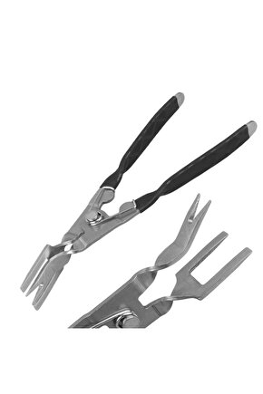 ARABA FAR TAMİR PENSESİ İÇ KLİPS KAUÇUK YÜZÜK ÇIKARMA PENSESİ PASLANMAZ ÇELİK (85X230MM) (4767)