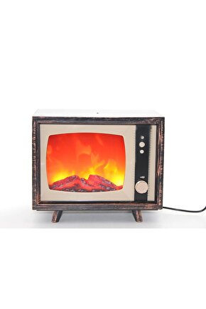 Tv Tasarımlı Ledli Şömine Lamba Aalk2511