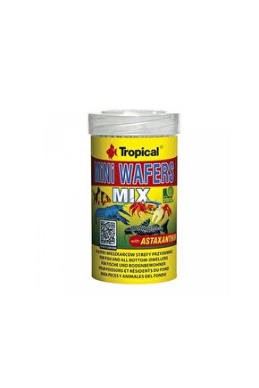 Mini Wafers Mix Balık Ve Deniz Kabukluları Için Yem 100 ml 55 gr