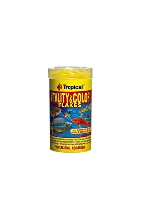 Vitality Color Flakes Tropikal Balıklar Için Renklendirici Pul Balık Yemi 100 ml 20 gr