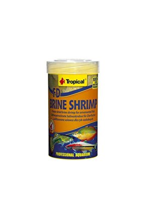 Fd Brine Shrimp Kurutulmuş Küp Karides Süs Balık Yemi 100 ml 10 gr