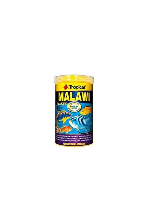 Malawı Flakes Malawı Cichlid Balıkları Için Pul Balık Yemi 250 ml 50 gr