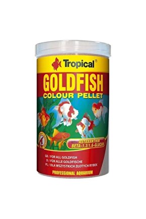 Goldfish Colour Pellet Japon Balıkları Için Renklendirici Pellet Balık Yemi 250 ml 90 gr