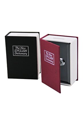 Büyük Kitap Modeli Kilitli Kasa - Kumbara - 180x115x55mm (4767)