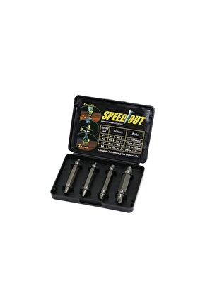 4 PCS SPEED OUT HASARLI VİDA ÇIKARICI PLS KUTULU (4767)