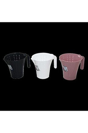 Kapaksız - Renkli Plastik Bakliyat Süzgeç (4767)