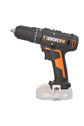 Wx370.9 20volt Profesyonel Şarjlı Darbeli Matkap (AKÜ DAHİL DEĞİLDİR)