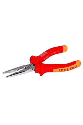 İzeltaş 140 Mm Düz Uçlu 1000v Izoleli Elektrikçi Kargaburun