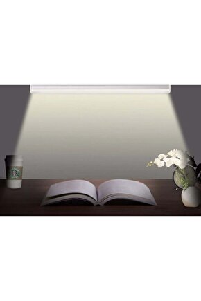 1 Adet 60 Cm, 9 Watt BEYAZ IŞIK Ledli Eklenebilir T5 Bant Armatür, T5 Armatür, Tavan, Duvar Armatürü