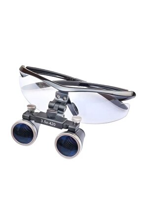 3.5x420mm  Diş Cerrahi Gözlük Lens Büyüteç,taşıma Çantalı