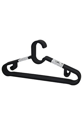 10PCS PLASTİK - ANTRASİT GRİ ELBİSE ASKISI (4767)
