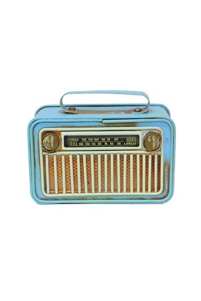 Dekoratif Metal Radyo