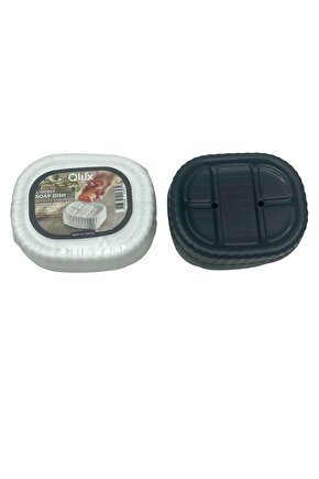 SET ÜSTÜ KATI SABUNLUK KAPAKLI PLASTİK (4767)