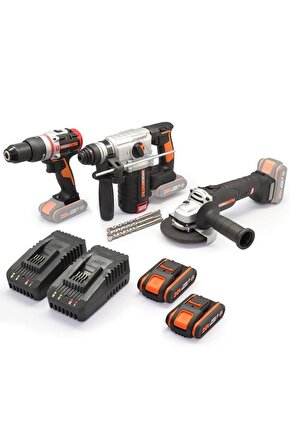 Wxks6 Wx354.9 Wx380.9 Wx812.9 Wa3601 20v2ah Pro Kombo Set