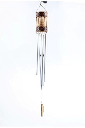 Üstü Bambu Metalli Rüzgar Çanı 83 Cm St00143