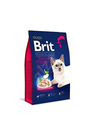 Premium By Nature Sterilised Tavuklu Kısırlaştırılmış Yetişkin Kedi Maması 8 Kg