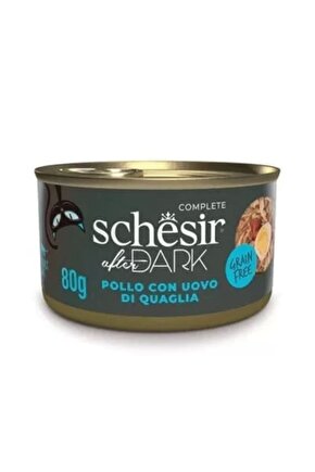 After Dark Et Suyu Içinde Tavuklu Ve Bıldırcın Yumurtalı Yetişkin Kedi Konservesi 80 gr