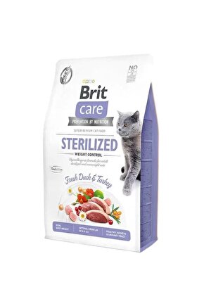 Hipoalerjenik Sterilized Ördek Ve Hindili Tahılsız Kısırlaştırımış Kedi Maması 2 Kg