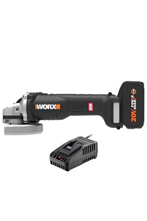 Wx812.9c 20volt 2.0ah. 125mm Kömürsüz Profesyonel Tek Akülü Şarjlı Avuç Taşlama