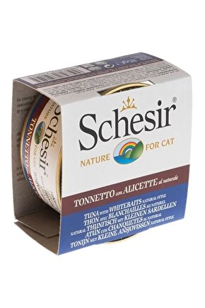 Ton Balıklı Ve Ringa Balıklı Naturel Konserve Kedi Maması 85 gr