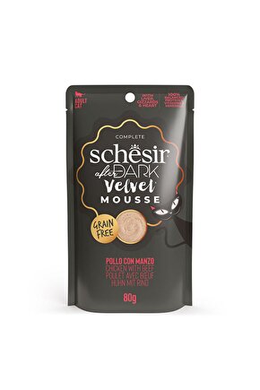 After Dark Pouch Tavuklu Ve Sığır Etli Tahılsız Yetişkin Kedi Konservesi 80 gr