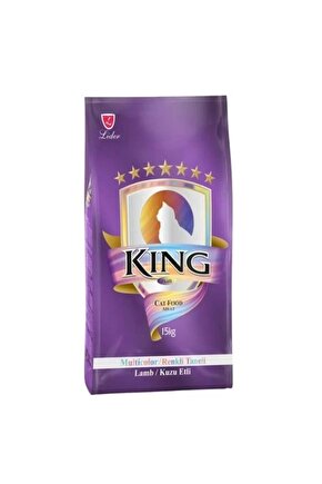 Multicolor Renkli Taneli Kuzu Etli Yetişkin Kedi Maması 15 Kg