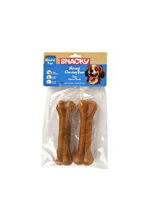 Natural Preslenmiş Yüksek Proteinli Köpek Çiğneme Kemiği 2 Adet 95 gr - Pıdp-004 - Petshopund