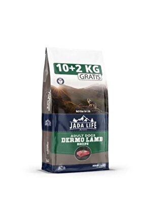 Jada Life Dermo Kuzu Etli Yetişkin Köpek Maması 10 Kg 2 Kg Hediyeli