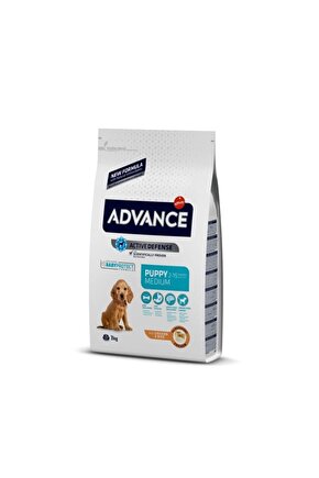 Puppy Medium Tavuklu Orta Irk Yavru Köpek Maması 3 Kg