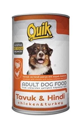 Tavuk Ve Hindili Yetişkin Konserve Köpek Maması 415 gr