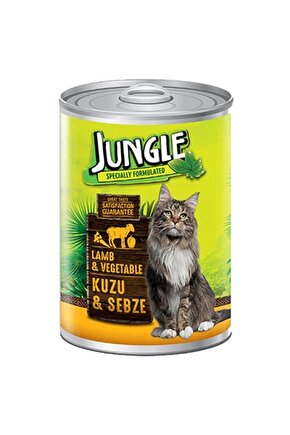Kuzu Etli Ve Sebzeli Yetişkin Konserve Kedi Maması 415 gr