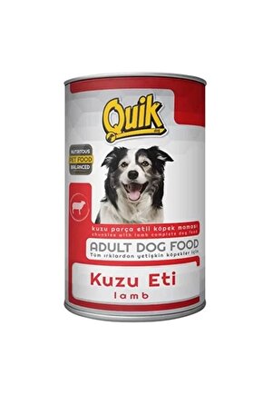 Kuzu Etli Yetişkin Köpek Konserve Maması 415 gr