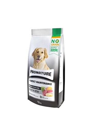 Hypo-allergenic Tahılsız Kuzu Etli Yetişkin Köpek Maması 12 Kg