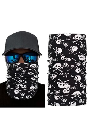 Motorcu Boyunluk Baf Buff Bandana 25x48 Cm Model 1 (4172)