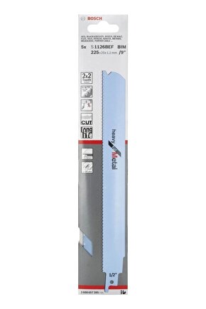 Heavy Serisi Metal Için Panter Testere Bıçağı S 1126 Bef - 5li