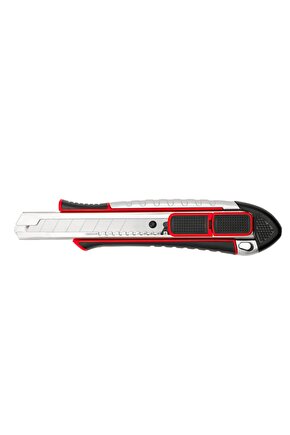 İzeltaş Pro Metal Gövde Emniyetli Otomatik Kilitli Maket Bıçağı 18mm