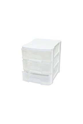 Tonton - No:0 Çekmece 3 Katlı 17.5x14.4x16.9cm (4767)