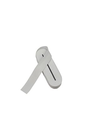 BEYAZ - 4CM PAÇA LASTİK YASSI GENİŞ 10MT (4767)