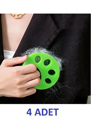 Çamaşır Makinesi Ve Evcil Hayvanlar İçin Tüy Toplayıcı Yıkanabilir Aparat 4 Adet (4767)