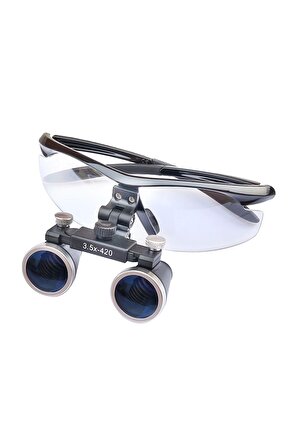 3.5x420mm  Diş Cerrahi Gözlük Lens Büyüteçtaşıma Çantalı