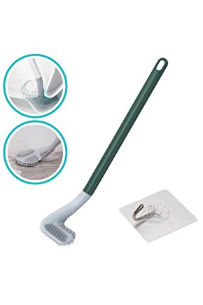 Golf  Sopası Tasarımlı Silikon Wc Klozet Temizleme Fırçası (4767)