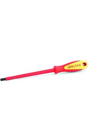 İzeltaş 4140 Düz Tornavida 1000v Izoleli Elektrikçi 5.5x125mm