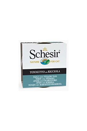 Ton Balıklı Ve Sarı Kuyruk Balıklı Jöleli Konserve Yetişkin Kedi Maması 85 gr