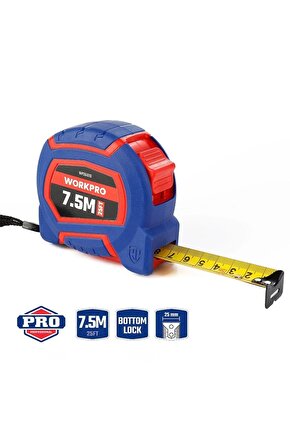 Wp261010 7,5mx25mm25ft. Naylon Kaplama Sarı Çelik Şerit Metre