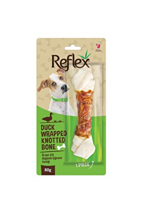 Ördek Etli Düğümlü Köpek Çiğneme Kemiği 80gr