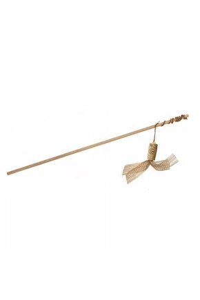 Ecomfy Toy Gaia Rod Ahşap Kedi Oltası Oyuncağı 50 Cm