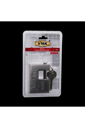 70MM GRİ KAYAR MİLLİ ASMA KİLİT (4767)