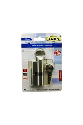 CERMAN MANDALLI SATEN BAREL KİLİT  68MM  YM-B68MS (4767)