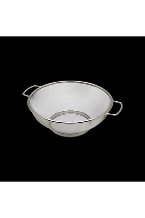24CM METAL KULPLU ÇELİK İNCE TEL SEPET SÜZGEÇ (4767)