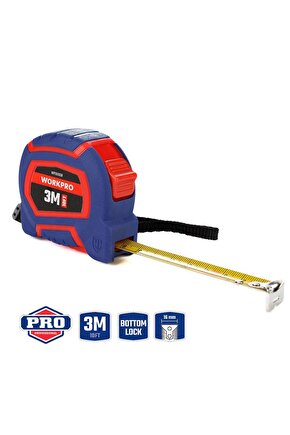 niffaShop Şerit Metre Sarı Çelik Naylon Kaplama WP261008 3Mx16mm10Ft. Yeni nhlshp 1051353